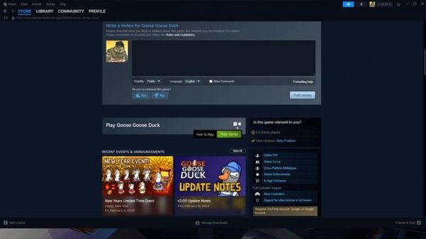 How to Download Goose Goose Duck on Windows PC - Steam App
