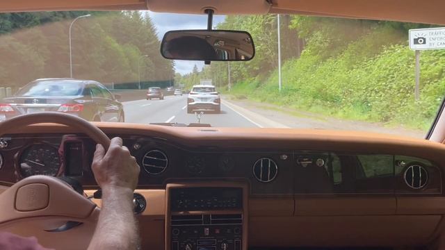1991 Rolls Royce Silver Spirit ll Driving Video смотреть онлайн
