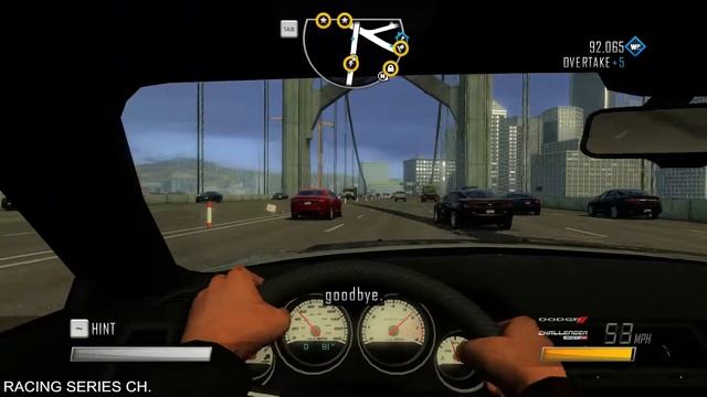Chasing a 06 Camaro SS with a Dodge Challenger SRT8 - Driver San Francisco смотреть онлайн