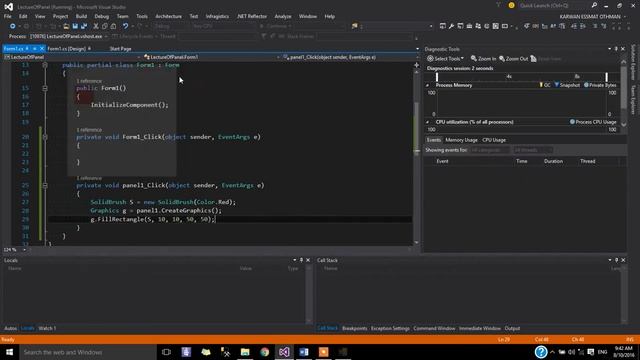 Panel Draw, C# смотреть онлайн