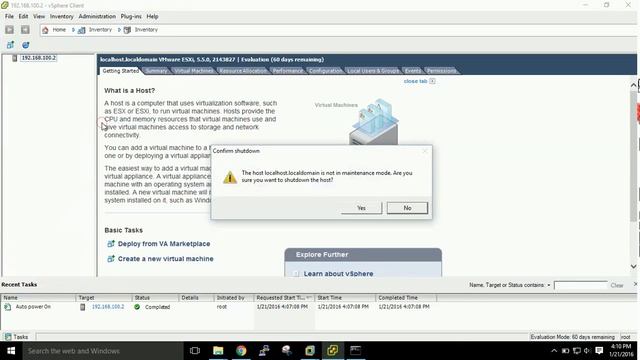 How To Shutdown Or Reboot VMware VSphere Using VMware VSphere Client