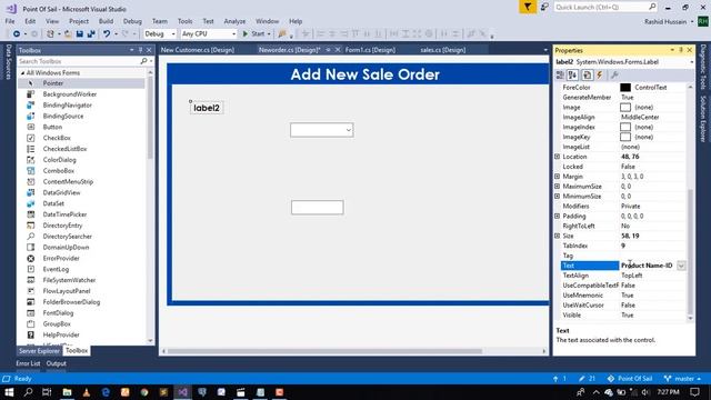 [part 6] point of sail (POS) in C# смотреть онлайн