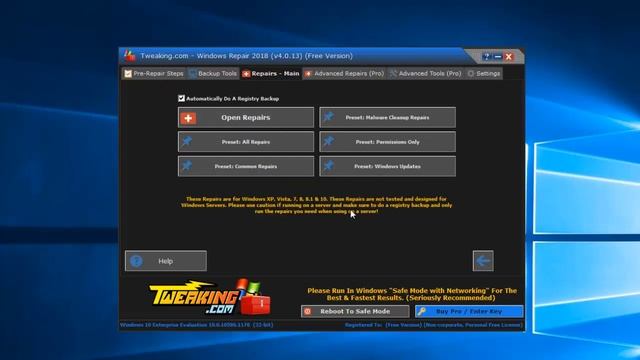 Windows Repair 2018. Windows-Fehler finden & reparieren. смотреть онлайн