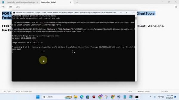 Fix gpedit.msc windows 11 missing | gpedit not found in windows 11