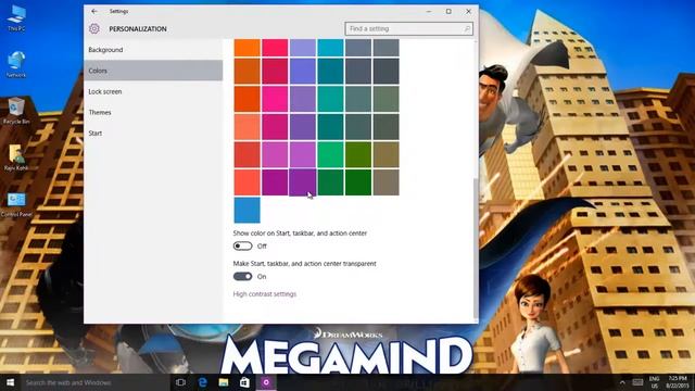 How to Personalize Colors in Windows 10 Tutorial | The Teacher смотреть онлайн