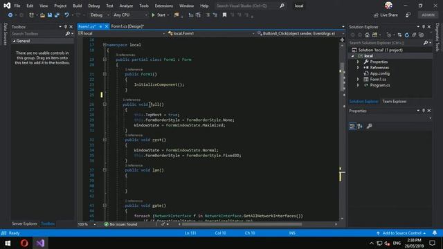 C# (Visual Studio) - Enable/Disable Task Manager смотреть онлайн