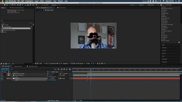 Fly Through Logo Reveal - Adobe After Effects tutorial смотреть онлайн