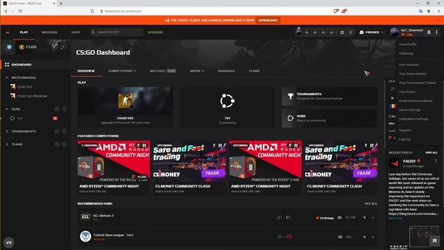 HOW TO DOWNLOAD AND PLAY FACEIT FOR CS GO смотреть онлайн