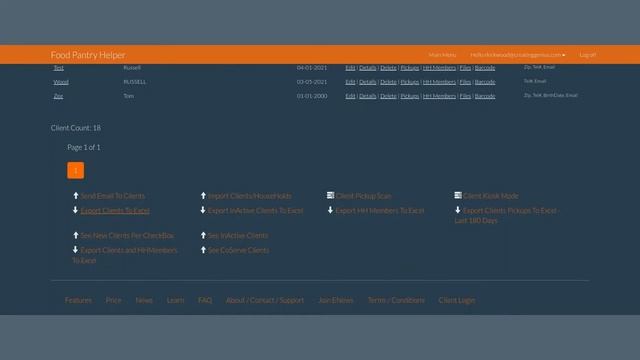 Food Pantry Helper Client Kiosk Mode смотреть онлайн
