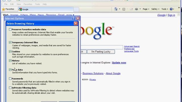 Internet Explorer 8: Clearing Cache смотреть онлайн