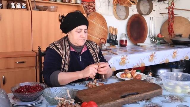 ЖАРЕННАЯ РЫБА НА САДЖ Азербайджанская Кухня Деревенская Кухня Рецепты смотреть онлайн