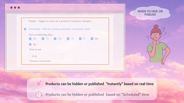 Auto hide-unhide products app смотреть онлайн