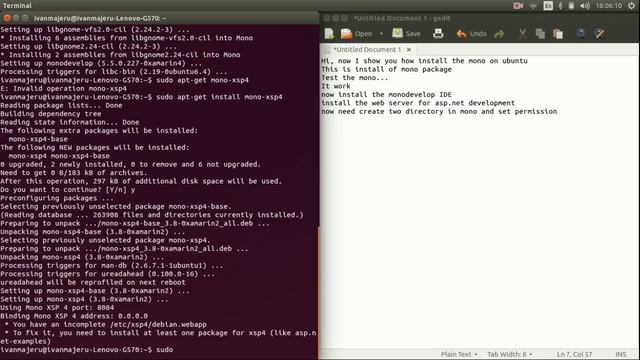 C# and ASP.NET on Ubuntu смотреть онлайн