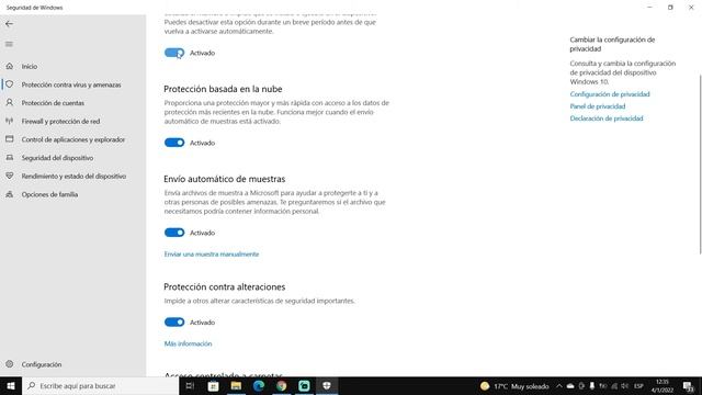Tutorial: Cómo activar o desactivar Windows Defender [2022] смотреть онлайн