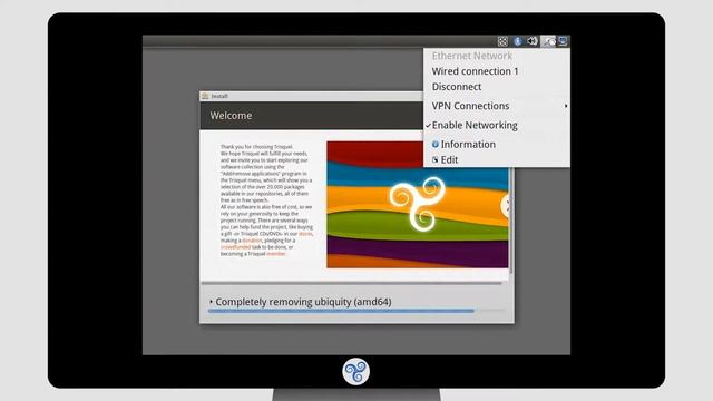 Trisquel 7.0 LTS Belenos Computer Voice Installation + Clicking Around смотреть онлайн
