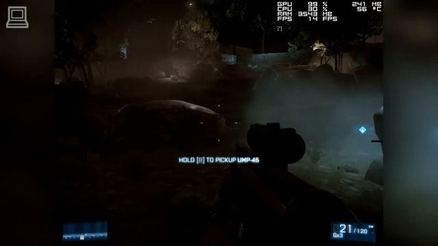 Battlefield 3 Gameplay ATI Radeon HD 3450 смотреть онлайн