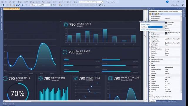 Attractive UI design in C# смотреть онлайн