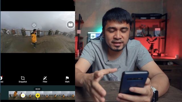Mudah Editing camera insta360 langsung di smartphone смотреть онлайн