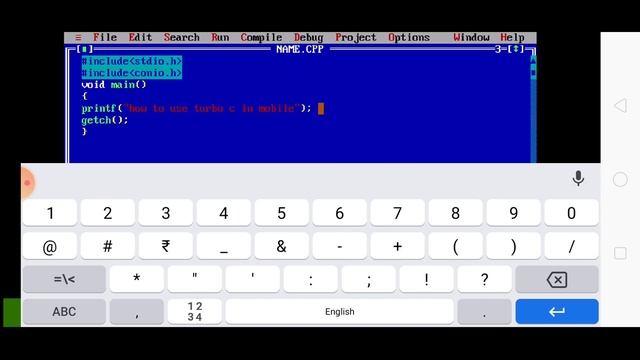 How to download and use turbo c android mobile смотреть онлайн