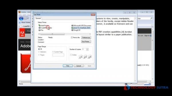 Create PDF file with CutePDF writer