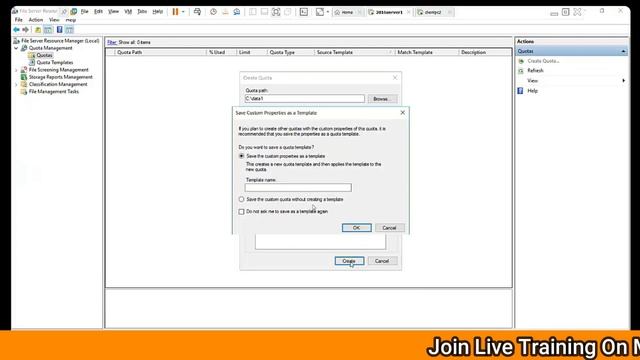 MCSA 6.0 +ADCHN 2.0 Class 7 | FSRM | File Services Resource | Icnt Gyan смотреть онлайн