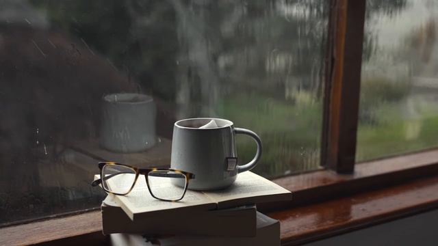 Jazz Playlist with Rain On Window Background - Perfect for reading, relaxing or to stay focused смотреть онлайн
