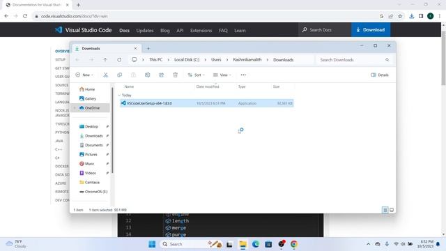 How to install Visual Studio Code on Windows 10,11,8.1,7 смотреть онлайн