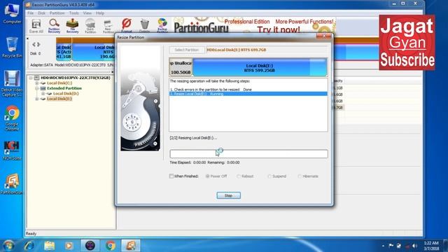 How to Resize Hard disk Partition in Windows 7 without Formatting смотреть онлайн