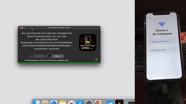 Lpro icloud bypass with signal iPhone 6S78 and X 2023 LPro Hello Activator iOS16