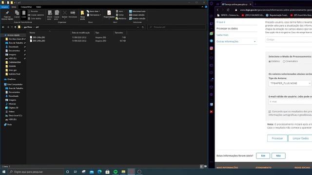 Descarregar e pós-processamento GPS geodésico Hiper+ - parte 02 смотреть онлайн