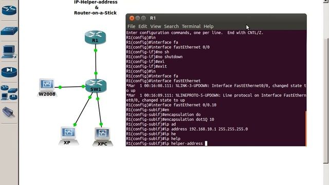 Ip helper-address & Router on a Stick digit-man.com смотреть онлайн