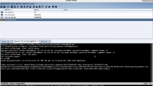 Issue SSH commands from PowerShell смотреть онлайн