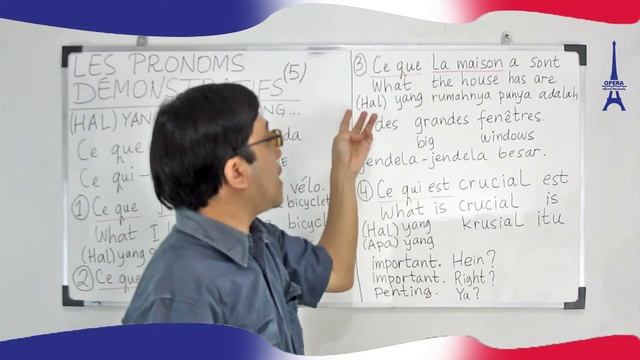 84. BELAJAR BAHASA PRANCIS : CARA BILANG "HAL YANG...APA YANG" (LES PRONOMS DEMONSTRATIFS) смотреть онлайн