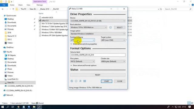 Tutorial Membuat Master Windows 10 64bit versi 1809 Terbaru UEFI di Flashdisk смотреть онлайн