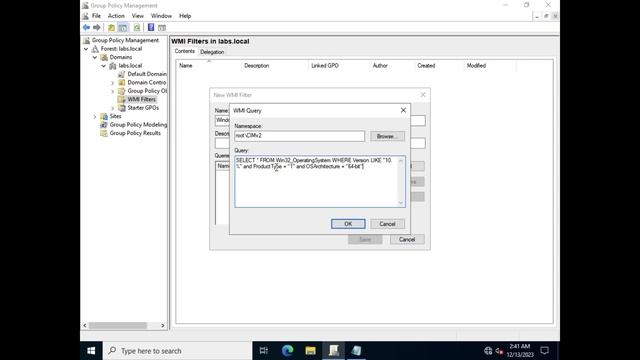 Utilizando GPO filtro WMI no Windows Server 2022 смотреть онлайн
