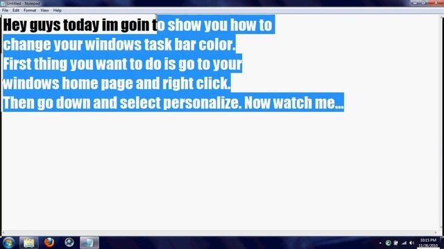 How to change your windows task bar color for windows 7 смотреть онлайн