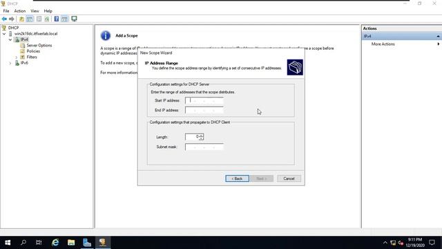 DHCP configuration Server 2019 - configuring dhcp - dhcp server & dhcp helper URDU смотреть онлайн