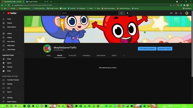 MorphleGamerTraffic New Channel смотреть онлайн