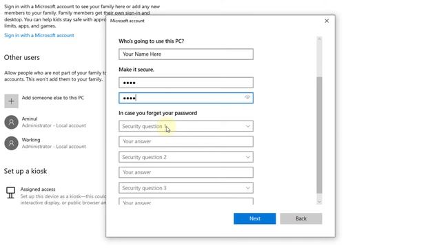 How to Create Windows 10 Local User Account смотреть онлайн