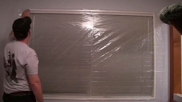 DIY Save $$$ by Insulating Windows with a Shrink Film Kit - Medium Window смотреть онлайн