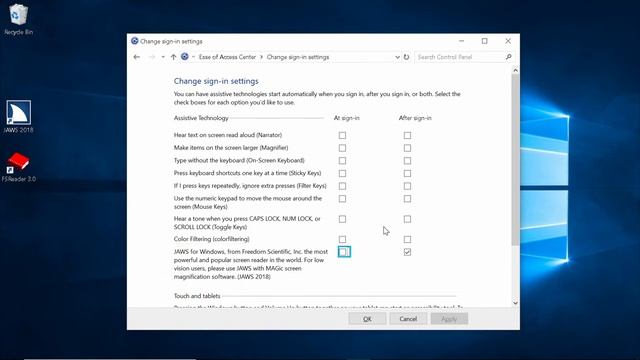 Change settings to start screen readers automatically when signing into Windows 10 | Microsoft смотреть онлайн