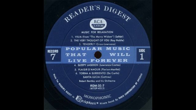 VILIA (From The Merry Widow" - Franz Lehár - Robert Bentley and his Orchestra - RDM-31-7 смотреть онлайн