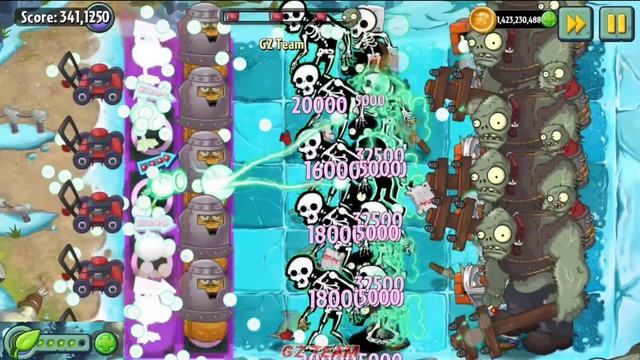 Pvz 2 Gameplay - All Plants PEASHOOTER battlez All Zombies смотреть онлайн