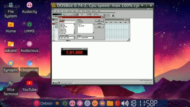 DOSBOX EMULATOR WITH WINDOWS 95 ON DEBIAN NOROOT ANDROID смотреть онлайн