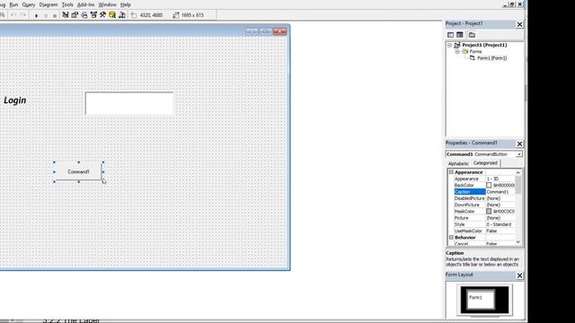 #10 | Label|Textbox|Command Button in Visual Basic 6 with Example | Visual Basic Tutorial in Tamil смотреть онлайн