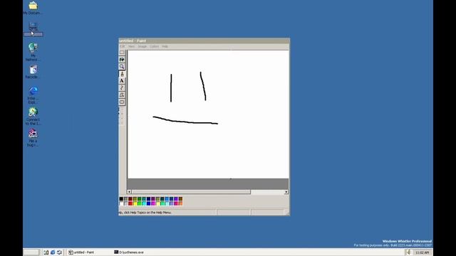 Business theme in Windows Whistler (XP) build 2223 смотреть онлайн