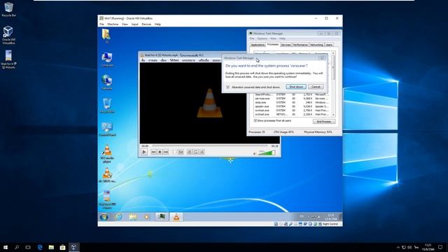 NOOOOOOOOO Has BSOD Windows 7 Virtualbox On Windows 10 VMware смотреть онлайн