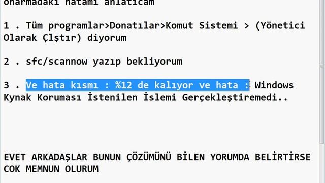 Windows7 Sistem Onarma Hatası ! смотреть онлайн