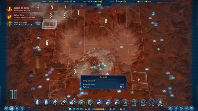 Surviving Mars 985% - ep09 - Cold Wave & Meteor Storm, Sol 84. - (985% Difficulty) смотреть онлайн