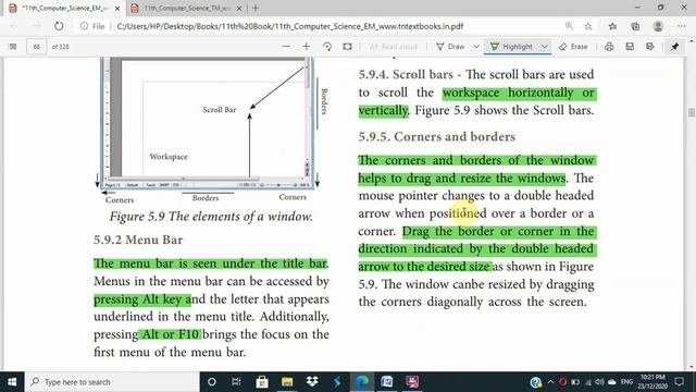 11th CA CT CA | Chapter 5 | English medium | working windows operating system | Part 2 смотреть онлайн